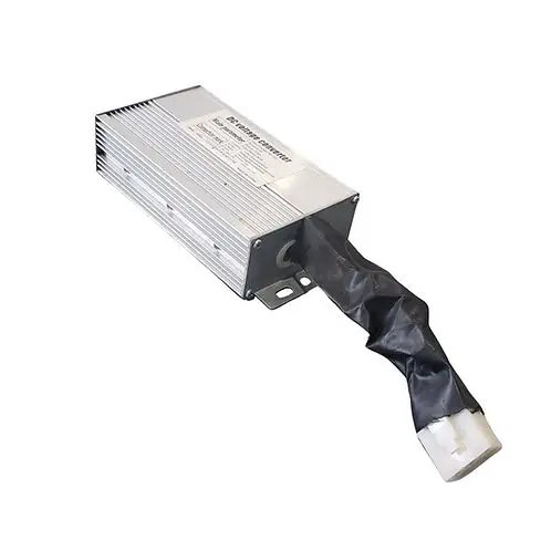 SUN-CART 12V Voltage Converter Reducer SUN-CART 12V voltage converter reducer for 48V/72V electric golf carts, DC-DC step-down converter with 30A output, waterproof aluminum case.