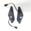 carts-led-red-rear-taillight-mounted-parts SUN-CART red LED rear taillight for electric golf cart, showing brake, tail, and turn signal functions, waterproof housing.