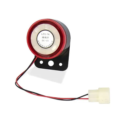 Electric Golf Cart Horn SUN-CART dual tone horn kit for electric golf cart, includes horn, bracket, switch, and relay, waterproof design.