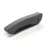 SUN-CART adjustable arm rest pair for electric golf carts, padded black marine-grade vinyl, flip-up design with 5-position angle adjustment on white background.