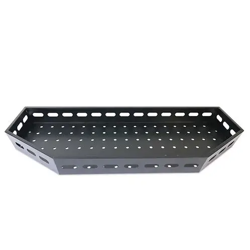 electric-golf-carts-front-basket-4-seater-mounted SUN-CART front basket mounted on a 4-seater electric golf cart, heavy-duty steel mesh tray for cargo storage.