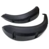 electric-golf-carts-rear-fender-flare-mounted SUN-CART electric golf cart rear fender flare installed on the rear wheel arch, black ABS plastic, direct fit for 4-seater model.
