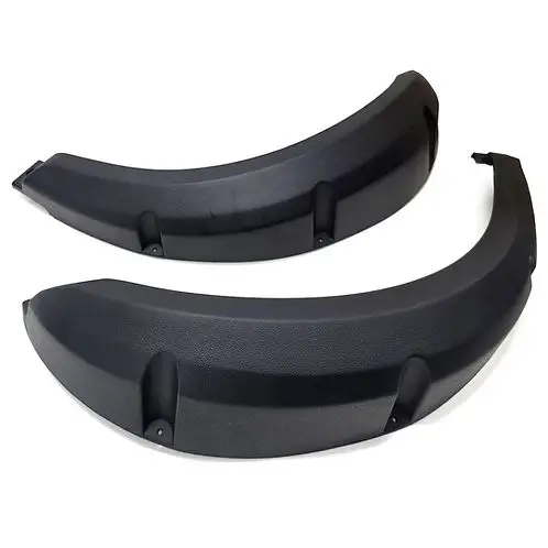 SUN-CART electric golf cart rear fender flare installed on the rear wheel arch, black ABS plastic, direct fit for 4-seater model.