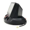 SUN-CART electric golf cart screen display, 7-inch LCD touchscreen with GPS and battery monitor, on white background.