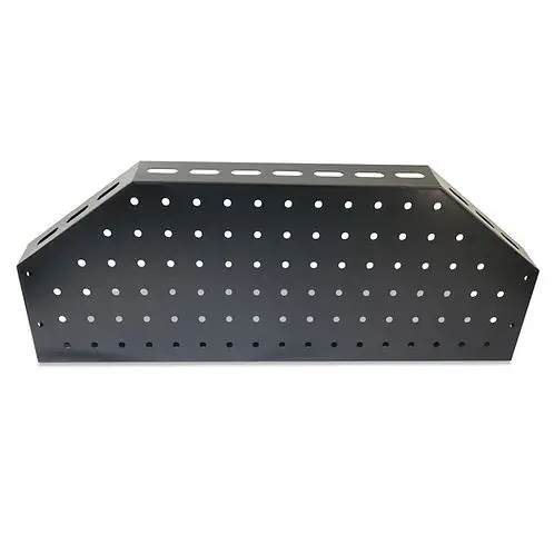 front-basket-4-seater-mounted-parts SUN-CART front basket mounted on a 4-seater electric golf cart, heavy-duty steel mesh tray for cargo storage.