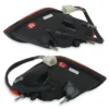 LED Rear Taillights Red for SUN-CART Golf Cart SUN-CART red LED rear taillight for electric golf cart, showing brake, tail, and turn signal functions, waterproof housing.