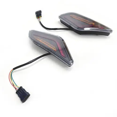 Rear Taillights Red for SUN-CART Golf Cart SUN-CART red LED rear taillight for electric golf cart, showing brake, tail, and turn signal functions, waterproof housing.