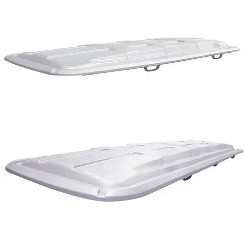 SUN-CART OEM Passenger Roof Canopy OEM-quality roof canopy for SUN-CART passenger electric golf carts, UV-protected ABS plastic, pre-drilled for struts, black finish.