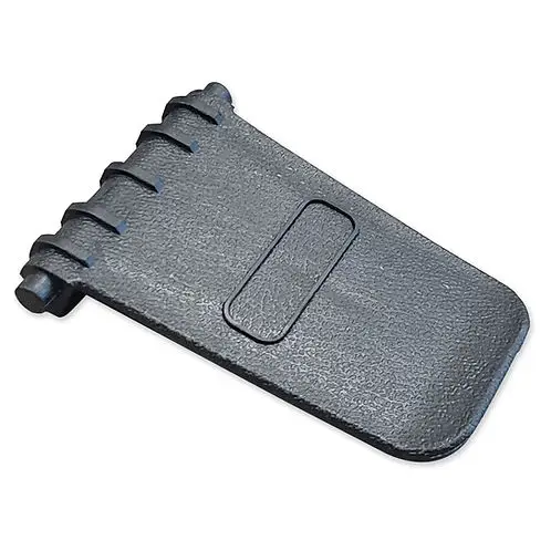 sun-cart-2-seater-bag-strap-buckle SUN-CART 2-seater electric golf cart bag strap buckle, black heavy-duty nylon-reinforced replacement buckle with quick-release button.