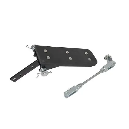 SUN-CART accelerator pedal assembly for electric golf carts, complete with Hall effect sensor, non-slip rubber pad, and mounting base on white background.