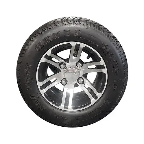 sun-cart-all-terrain-tire SUN-CART 20x10-10 all-terrain golf cart tire with aggressive tread pattern, suitable for mud and grass, 4-ply rated.