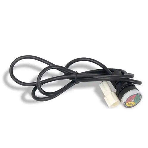 SUN-CART electric golf cart digital power gauge, 48V/72V battery meter with LED display, on white background.