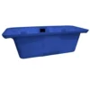 sun-cart-electric-golf-carts-body-pedestal SUN-CART 6-seater electric golf cart body pedestal, heavy-duty steel seat support bracket with black powder coat and pre-drilled mounting holes.