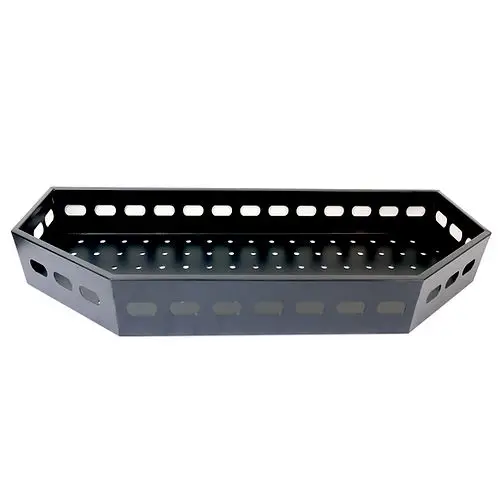 SUN-CART front basket mounted on a 4-seater electric golf cart, heavy-duty steel mesh tray for cargo storage.