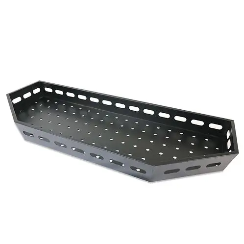 sun-cart-front-basket-mounted SUN-CART front basket mounted on a 4-seater electric golf cart, heavy-duty steel mesh tray for cargo storage.