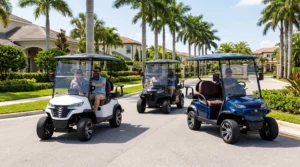 2026 electric golf cart market growth showing lithium battery and LSV adoption