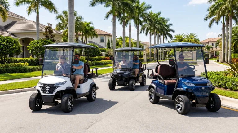 2026 electric golf cart market growth showing lithium battery and LSV adoption