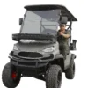 sun-cart-golf-carts Premium luxury electric golf cart with leather seats, 72V battery, Bluetooth audio, LED ambient lighting. Designed for high-end resorts and exclusive venues. 5-year warranty.