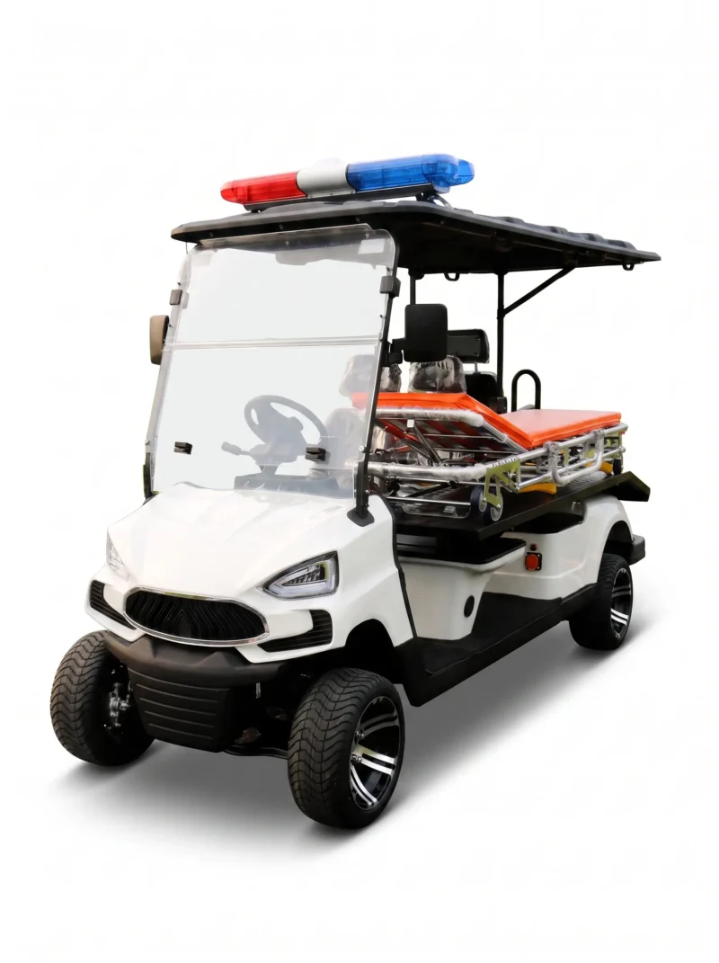 sun-cart-txv-serie-electric-golf-carts Premium luxury electric golf cart with leather seats, 72V battery, Bluetooth audio, LED ambient lighting. Designed for high-end resorts and exclusive venues. 5-year warranty.
